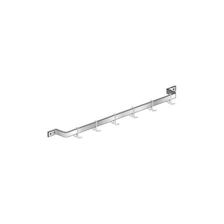 Aero Aero Manufacturing SBSPR-36 Wall-Mounted Pot Rack Stainless Steel - Single Bar NSF 36"W x 6"D SBSPR-36